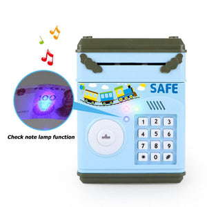 Electronic Piggy Bank ATM  Mini  Money Box Safety Password Chewing Coin Cash Deposit Machine Gift for Children Kids