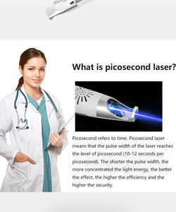 Newest Laser Picosecond Pen Freckle Tattoo Removal Mole Dark Spot Eyebrow Pigment Laser Acne Treatment Machine Beauty Care