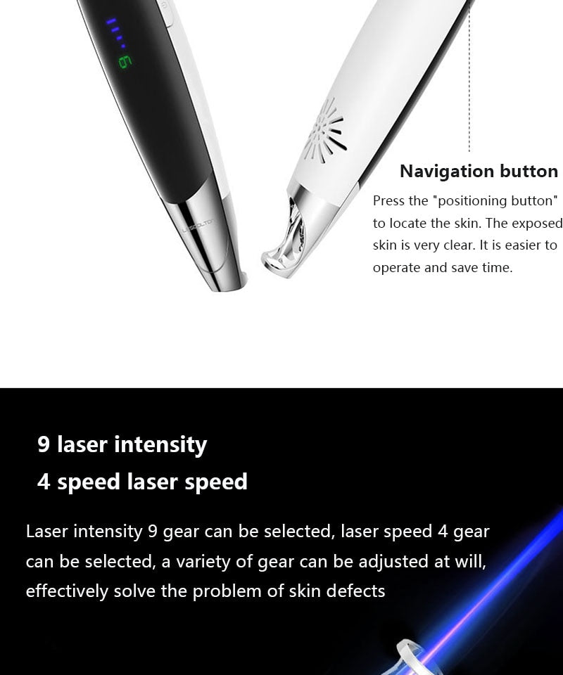 Newest Laser Picosecond Pen Freckle Tattoo Removal Mole Dark Spot Eyebrow Pigment Laser Acne Treatment Machine Beauty Care