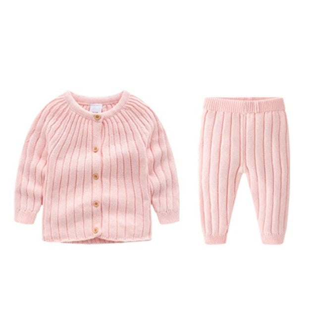 Autumn Winter New Knit Suit Baby Boys & girls Clothing Knitted Sweaters Winter Children's Suit For infant Newborn Baby ,