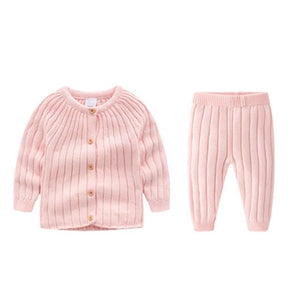 Autumn Winter New Knit Suit Baby Boys & girls Clothing Knitted Sweaters Winter Children's Suit For infant Newborn Baby ,