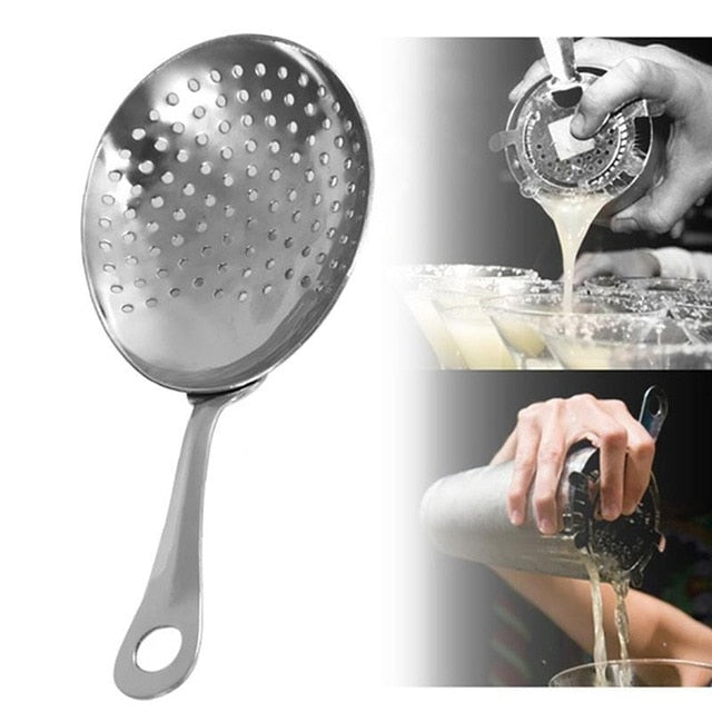 Manufacturer Bar Cocktail Strainer 304 Stainless Steel Cocktail Shaker Bar Ice Strainer Wire Mixed Drink Bar Tool