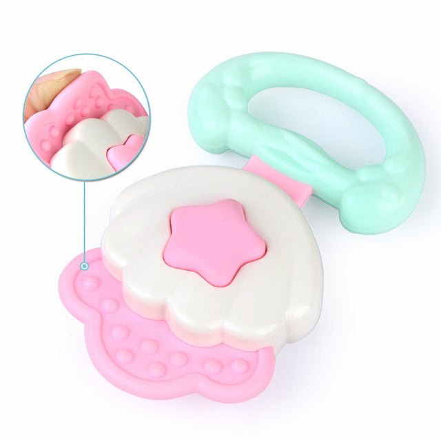 Baby Rattles Teether Toys Toddlers Music Hand Shake Bell Ring Musical Rattle Hand Shake Bell Ring Intelligence Toys For Kids }