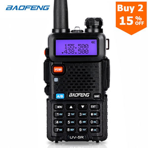 BaoFeng walkie talkie UV-5R two way cb radio upgrade version baofeng uv5r 128CH 5W VHF UHF 136-174Mhz & 400-520Mhz