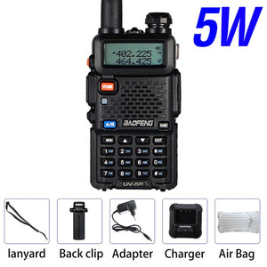 Powerful Baofeng UV-5R 8W Walkie Talkie VHF UHF Transceiver UV 5R Amateur Ham CB Radio Station 8Watts 10km Hunting Transmitter