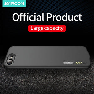 Joyroom Battery Charger Case For iPhone 7 8 6 Plus 7500mAh Charging Power bank Battery Case For iPhone 6s 7 X XS Battery Case