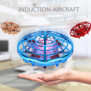 RC UFO Anti-collision Fly Helicopter Magic Hand UFO Ball Aircraft Sensing Mini Induction Drone UFO toys Kids Electric Toy