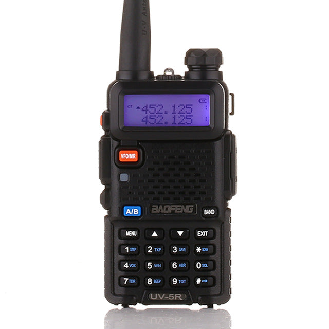 BaoFeng walkie talkie UV-5R two way cb radio upgrade version baofeng uv5r 128CH 5W VHF UHF 136-174Mhz & 400-520Mhz