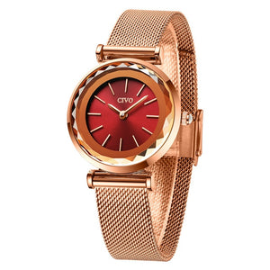 2020 CIVO Luxury Brand Women Watches Fashion Casual Quartz Ladies wrist watch Mesh Strap Waterproof Clock Relogio Feminino 8107C