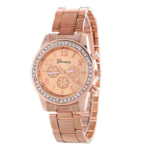 new geneva classic luxury rhinestone watch women watches fashion ladies women clock Reloj Mujer Relogio Feminino 2019