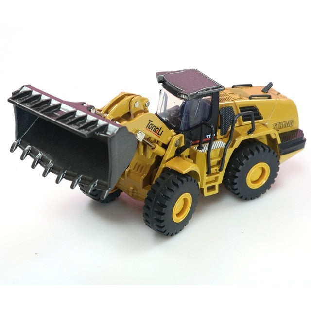 HUINA 1:50 dump truck excavator Wheel Loader Diecast Metal Model Construction Vehicle Toys for Boys Birthday Gift Car Collection