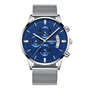 NIBOSI Relogio Masculino Men Watches Luxury Famous Top Brand Men's Fashion Casual Dress Watch Military Quartz Wristwatches Saat