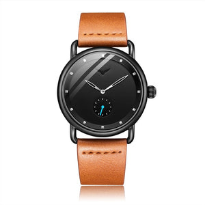 2019 ONOLA top brand leather men watches clock fashion sport simple casual waterproof Wrist watch men relogio masculino