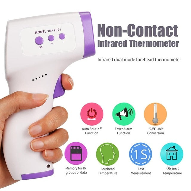 9 Kinds Of Digital Baby Kids Infrared Forehead Thermometer Temperature Meter Instruments Non-contact Body Fever IR Thermometer