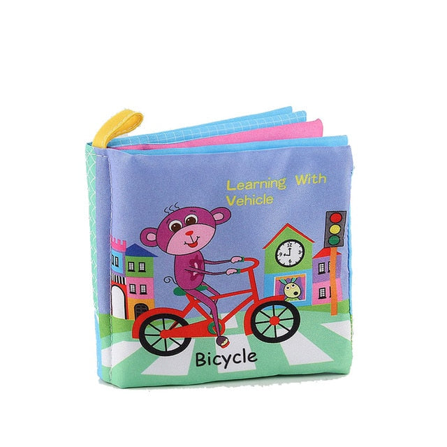 Animal Style Monkey/Owl/Dog Newborn Baby Toys Learning Educational Kids Cloth Books Cute Infant Baby Fabric Book Ratteles Toy