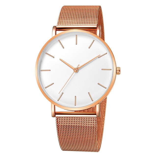 2020 latest fashion Reloj Mujer quartz watch simple watch ladies ladies mesh stainless steel casual bracelet metal girl watch