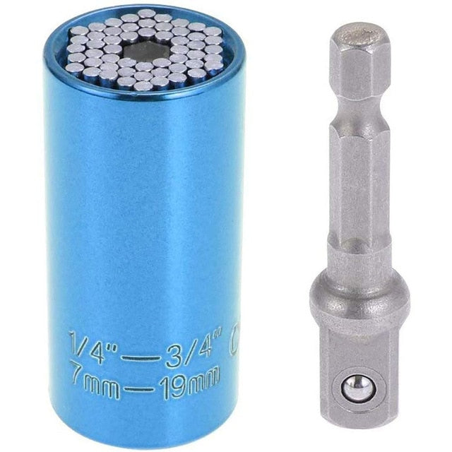 Universal Hardware Torque Wrench Head Set Socket Sleeve In Wrench 7-19mm Spanner Key Magic Grip Portable Multi Hand Tools 2019