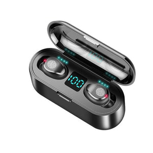 H&A Bluetooth V5.0 Earphone Wireless Earphones Stereo Sport Wireless in-ear Earbuds headset 2000 mAh Power For iPhone Xiaomi