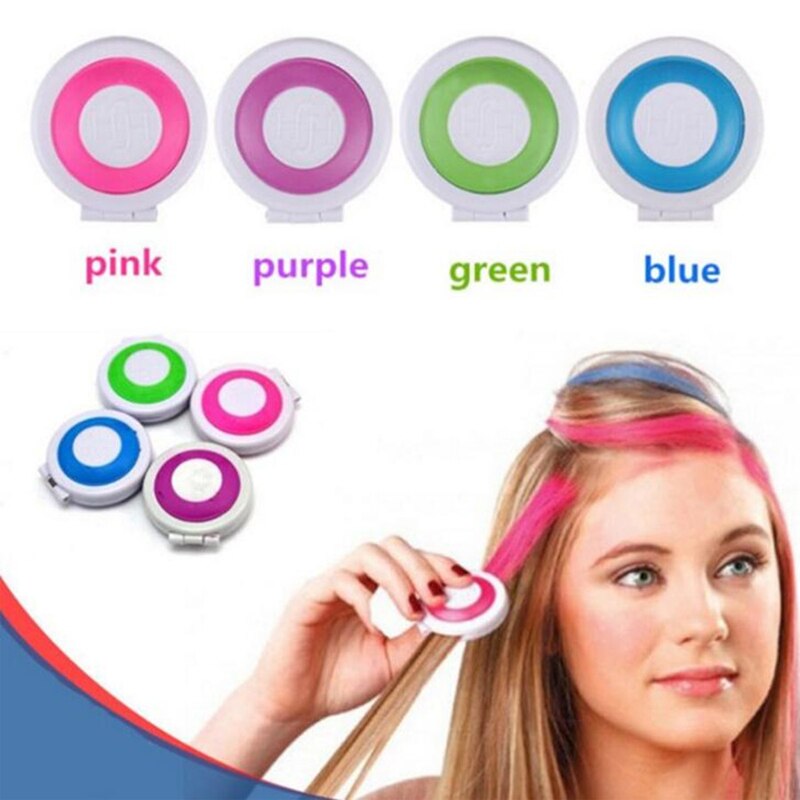 Temporary Hair Dye Pigment Hair Chalk Powder Soft Salon Hair Color DIY Chalks for The Hair Styling Party Christmas 10 Colors