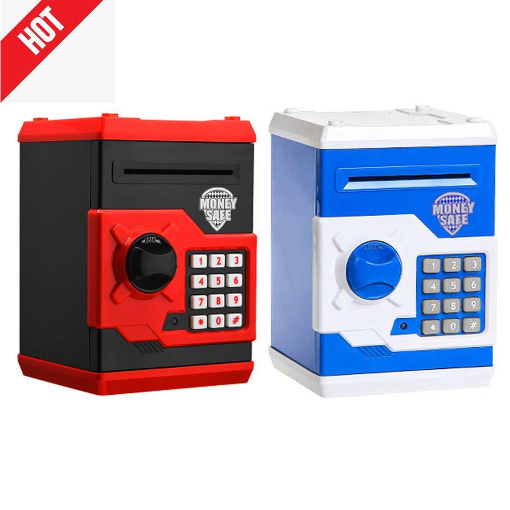 Electronic Piggy Bank ATM  Mini  Money Box Safety Password Chewing Coin Cash Deposit Machine Gift for Children Kids