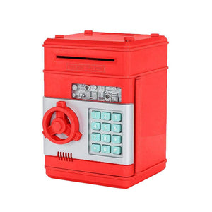 Electronic Piggy Bank ATM  Mini  Money Box Safety Password Chewing Coin Cash Deposit Machine Gift for Children Kids