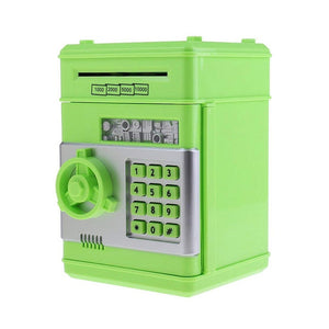 Electronic Piggy Bank ATM  Mini  Money Box Safety Password Chewing Coin Cash Deposit Machine Gift for Children Kids