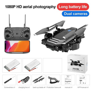 LS11 RC Drone 4K Quadcopter With Camera HD FPV Mini Drones Profissional Foldable Hold Mode Dual Cameras Dron Toys  Dronees Gifts