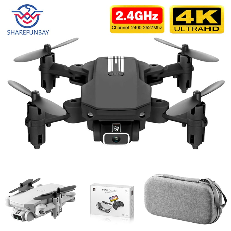 Sharefunbay zangão 4k hd câmera 1080 p wifi fpv zangão altura mantendo zangão com câmera mini zangão vídeo ao vivo quadcopter